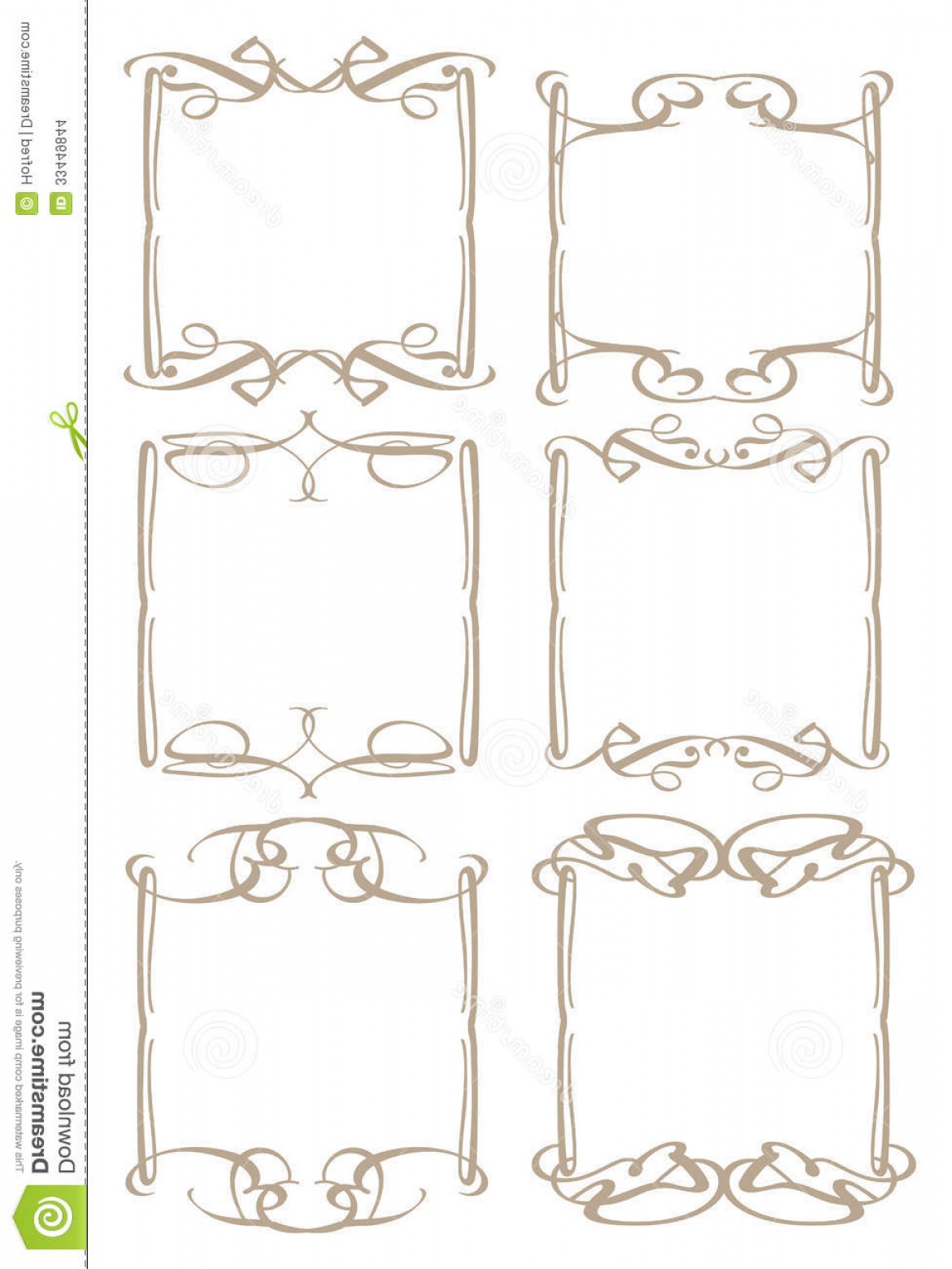 1171x1560 Stock Images Vintage Decorative Design Border Vector Borders