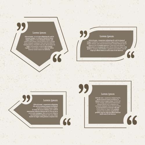 500x500 Business Text Box Vector Design 04 Free Download