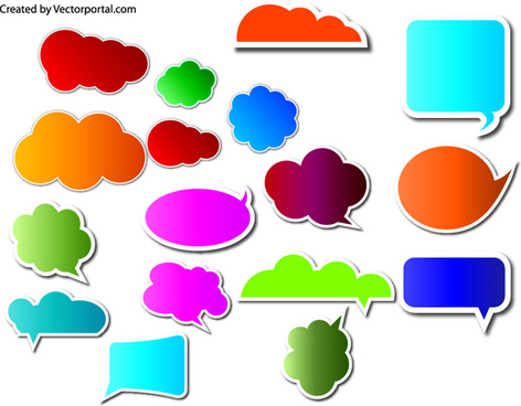 472x368 Text Bubbles Vector Set Png Images, Backgrounds And Vectors For