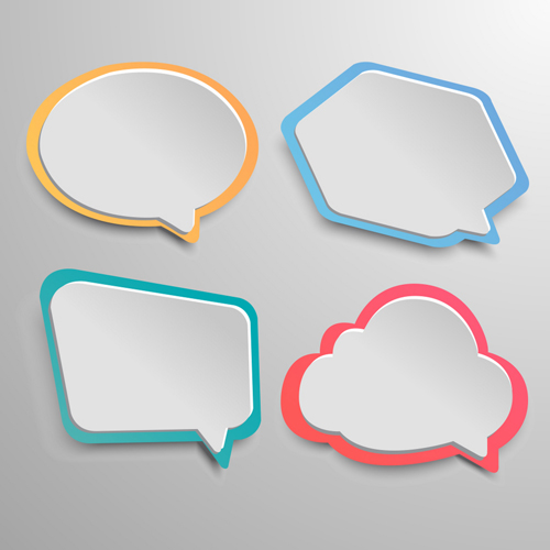 500x500 Paper Text Frames Vector Material 01 Free Download