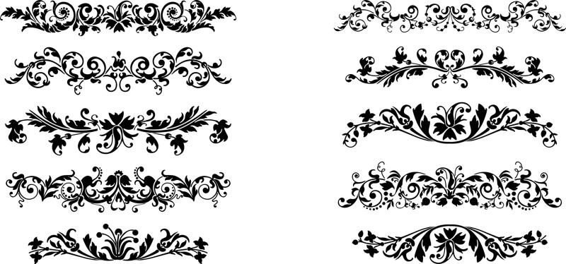800x374 Plant Ornaments Vector Free Vector Download