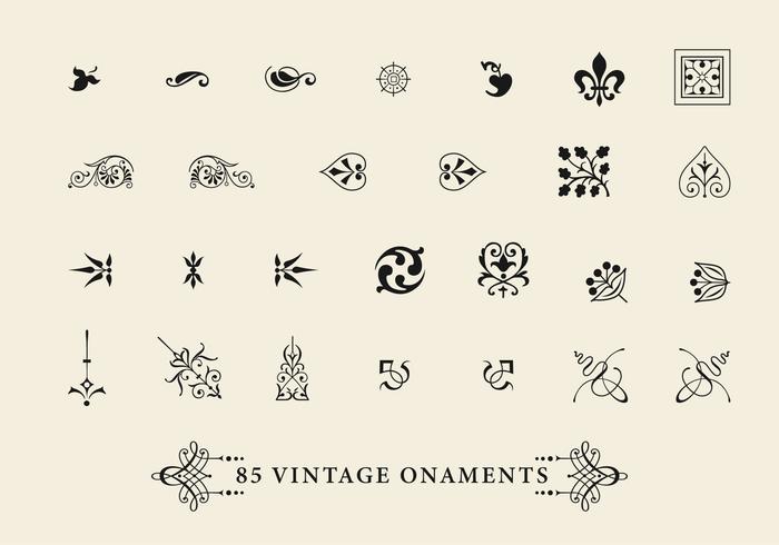 700x490 85 Free Vintage Vector Ornaments Free Vector Art