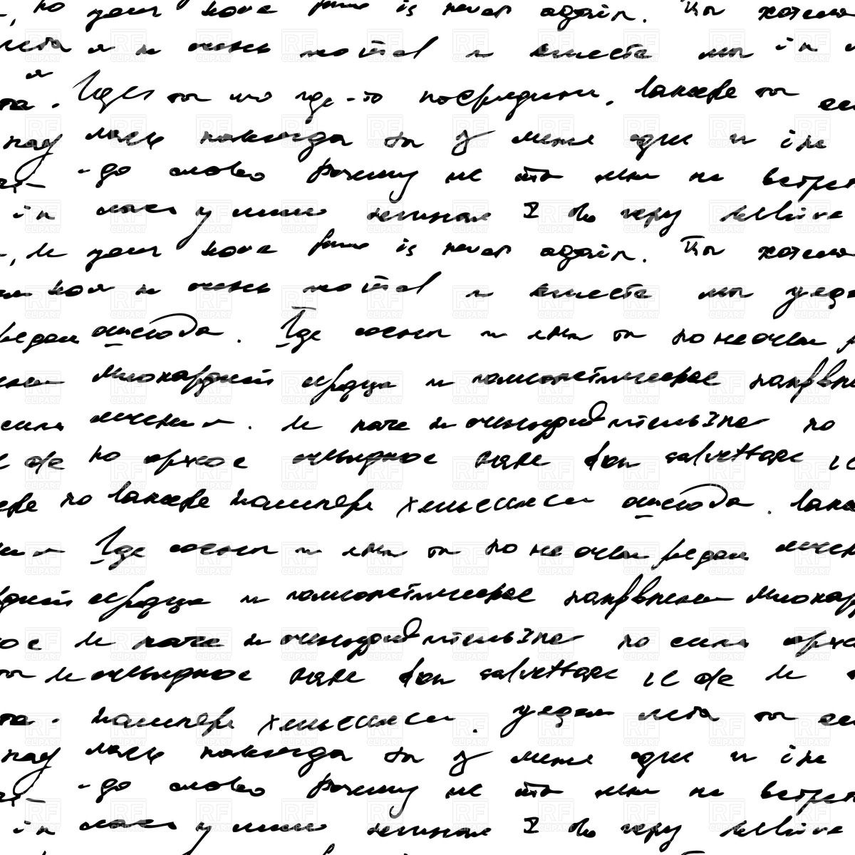 1200x1200 Seamless Hand Drawn Text Pattern Vector Image Vector Artwork Of