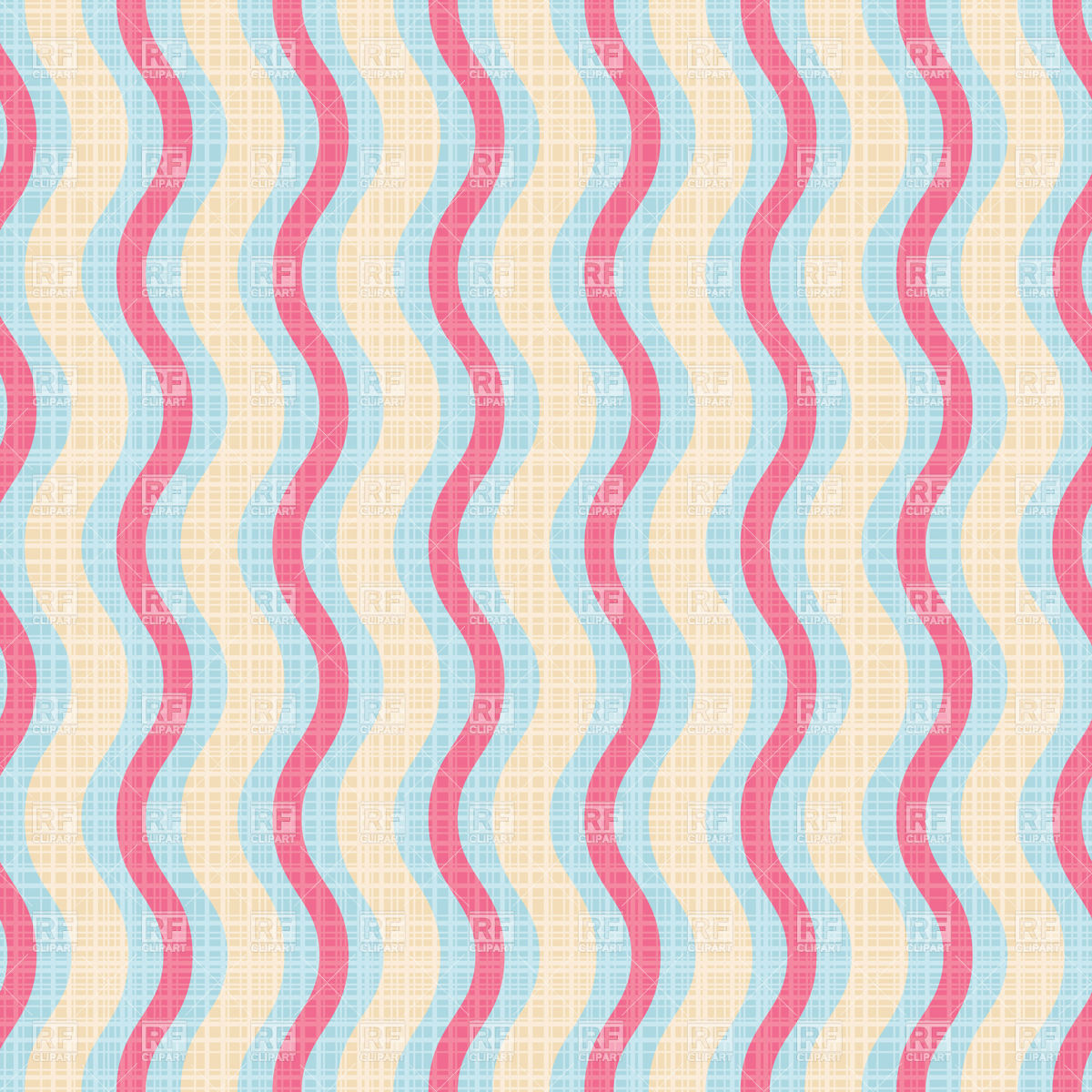 1200x1200 Seamless Textile Geometric Colorful Pattern With Vertical Wavy
