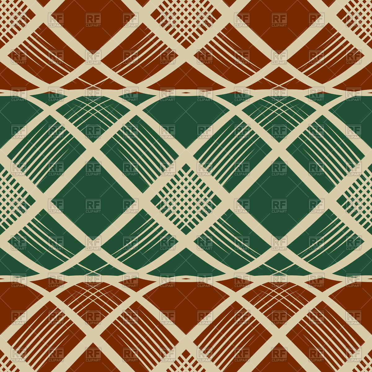 1200x1200 Seamless Textile Pattern Retro Style With Intersections Vector