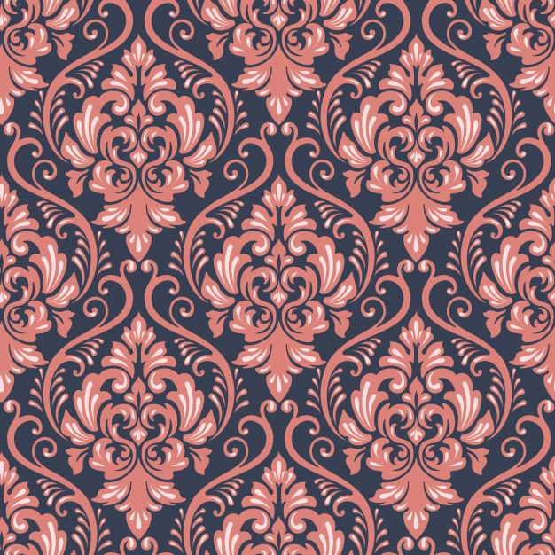 626x626 Textile Baroque Decor Seamless Floral Vector Premium Download