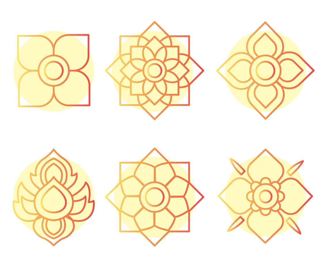 1136x936 Thai Line Ornmanet Vector Vector Art Amp Graphics