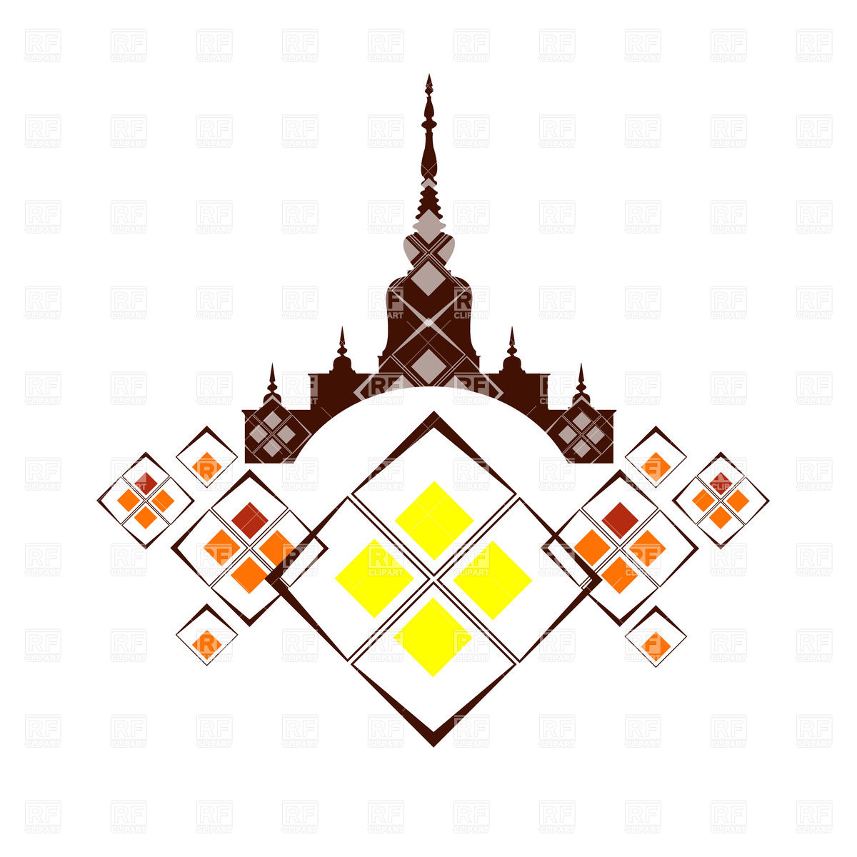1200x1200 The Relics Thai Vector Image Vector Artwork Of Backgrounds