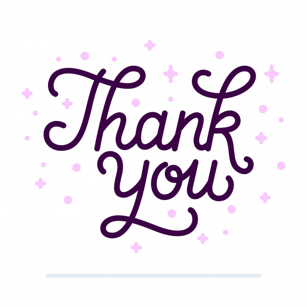 626x626 Thank You Handwritten Calligraphy Vector Illustration Vector