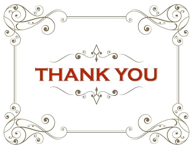 800x620 Thank You Photo Card Template Vectors Download Free Vector Art