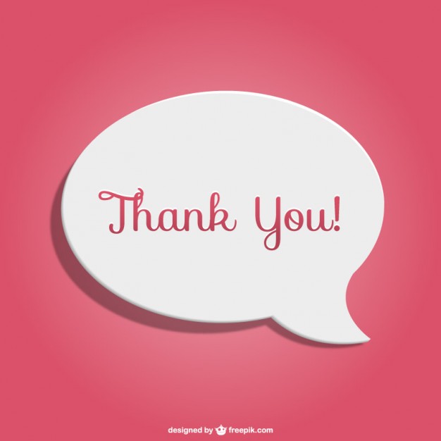 626x626 Thank You Speech Bubble Vector Vector Free Download