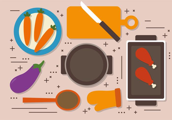 700x490 Free Thanksgiving Dinner Vector Decoration