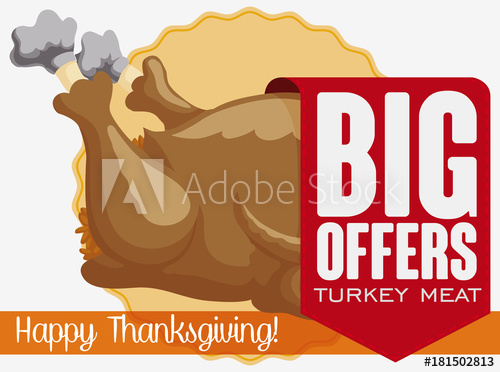 500x372 Ribbon With Special Discounts In Turkey Meat For Thanksgiving