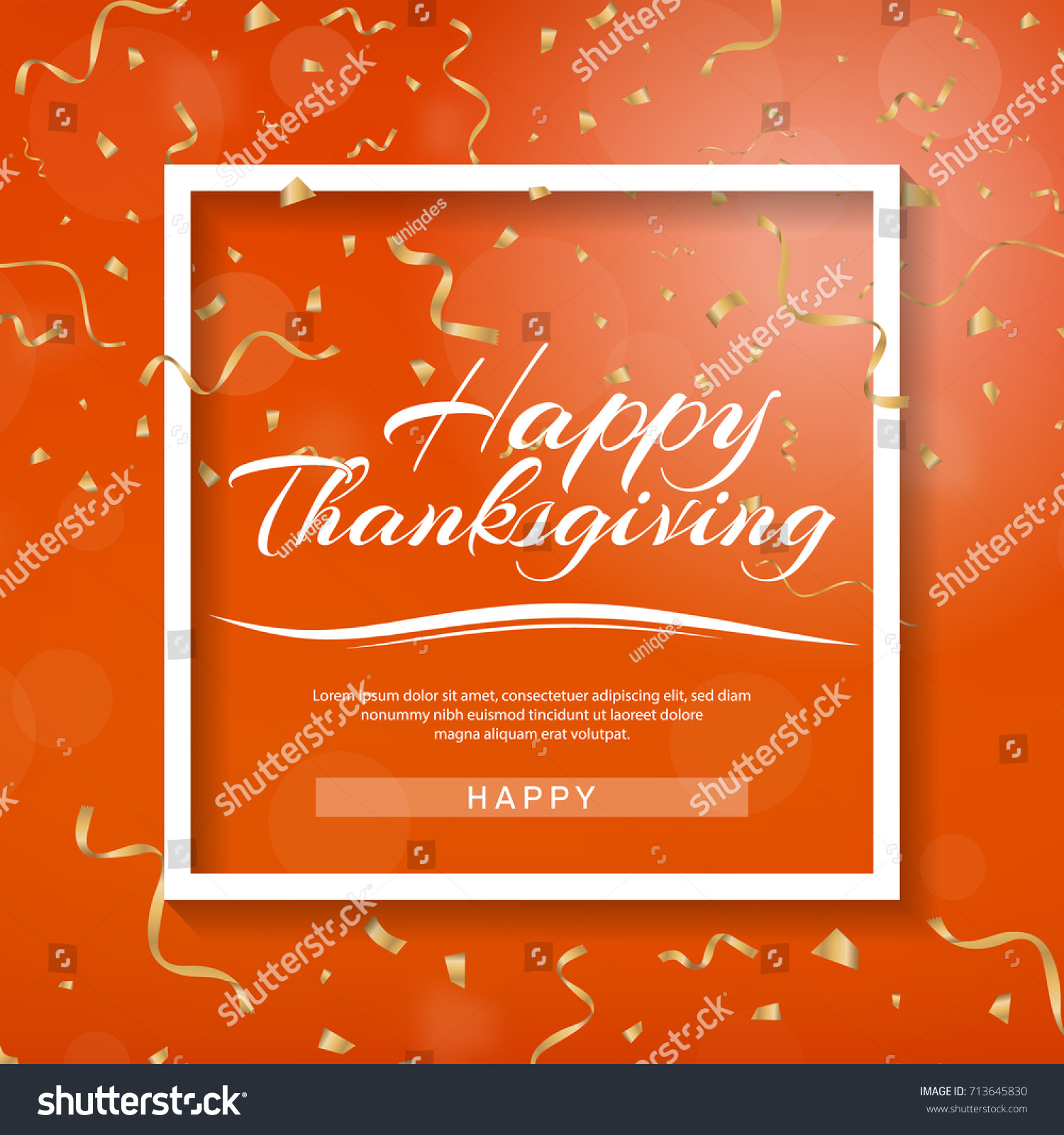 1500x1600 Stock Vector Happy Thanksgiving Banner Invitation Design For A