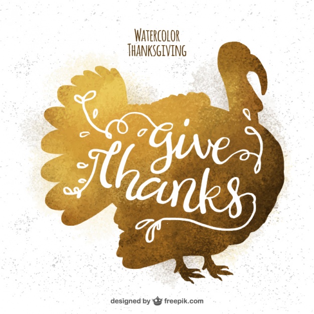 626x626 Golden Background Of Thanksgiving Turkey Silhouette Vector Free