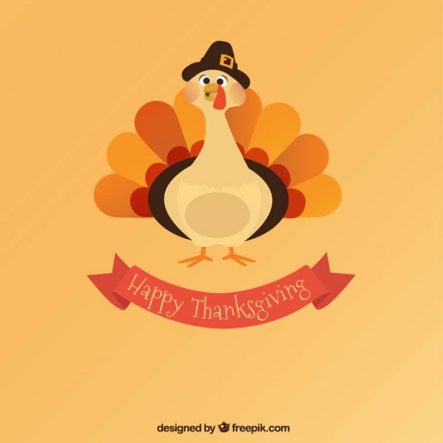 626x626 Happy Thanksgiving Day Turkey Vector Premium Download