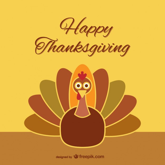 626x626 Thanksgiving Turkey Cartoon Vector Free Download