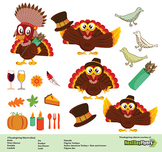 520x489 Thanksgiving Vector Clip Art
