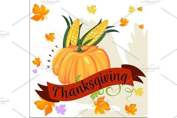 580x387 Thanksgiving Day Background With Turkey Royalty Free Vector Clip