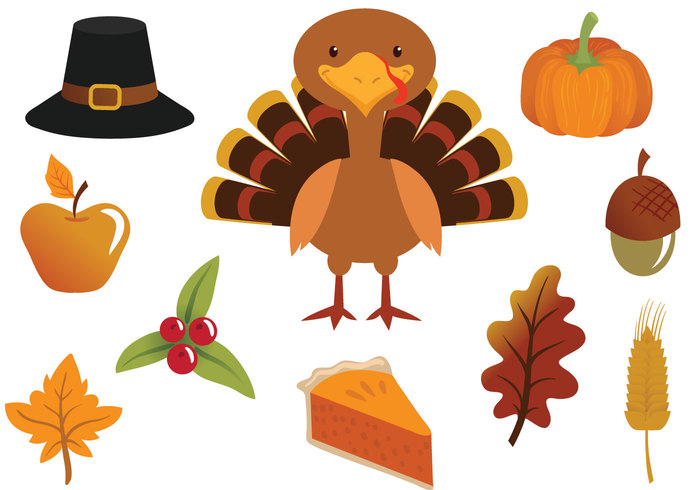 700x490 Free Thanksgiving Vectors