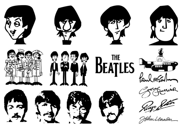 700x490 Free The Beatles Brushes