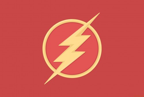500x338 The Flash Logo Vector Wallpapers Freshwallpapers