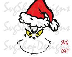 236x187 Grinch Face Vector