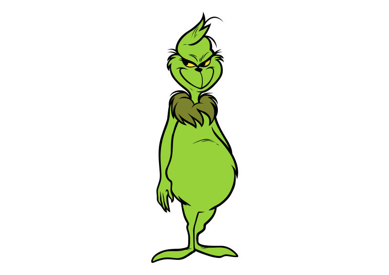 800x566 The Grinch Vector