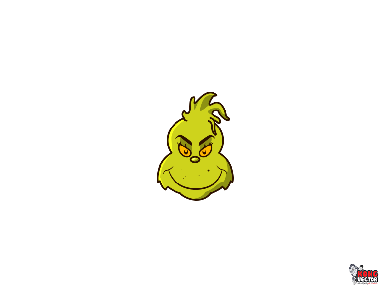 800x600 The Grinch By Kong Vector