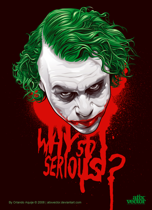 531x734 The Joker By Atixvector