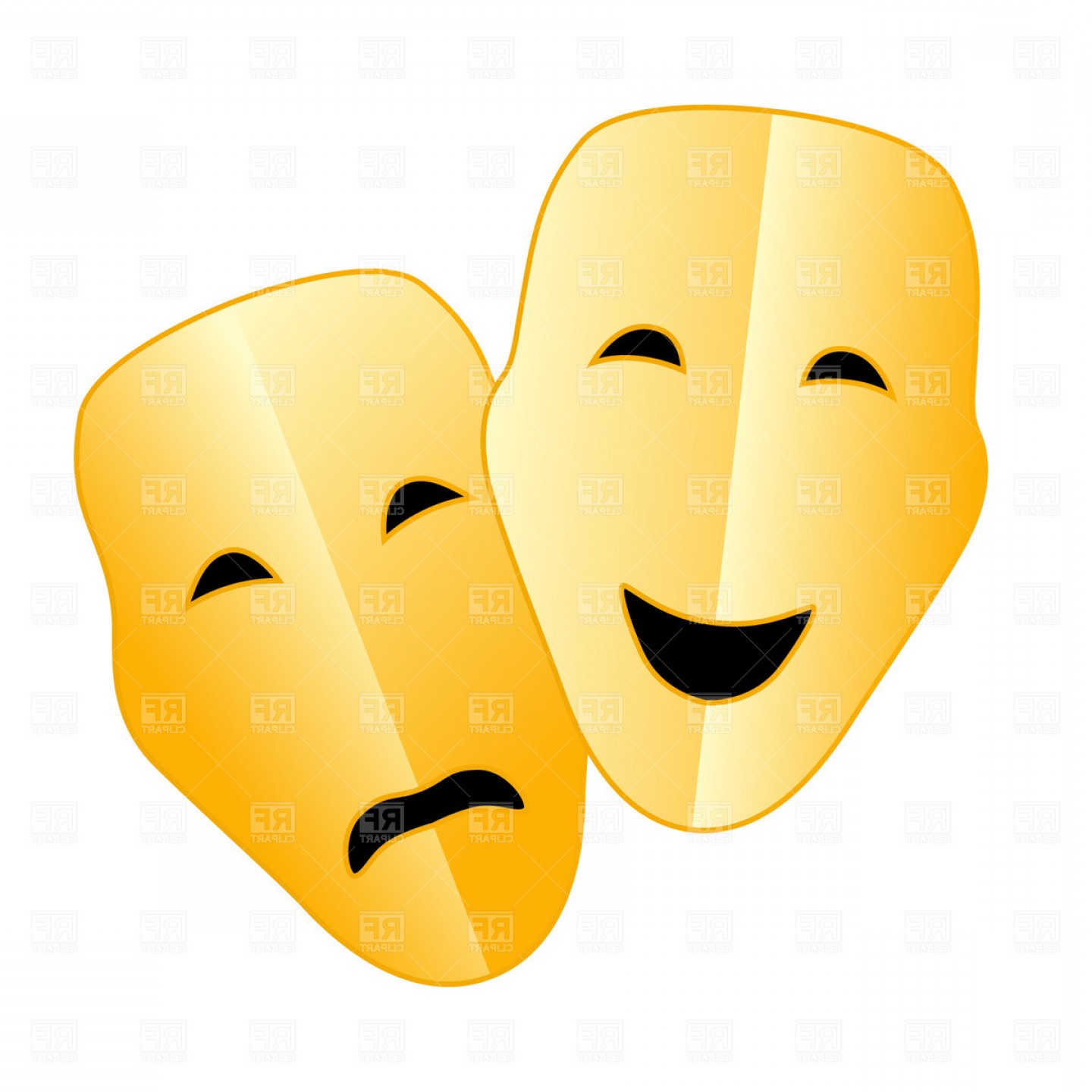 1440x1440 Theater Mask Vector Lazttweet