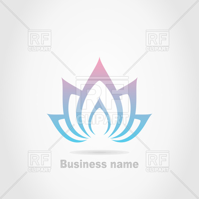 400x400 Spa Therapy Lotus Flower Icon Vector Image Vector Artwork Of