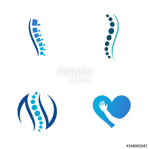 500x500 Physical Therapy Logo Vector Icon Illustration Collection Stock