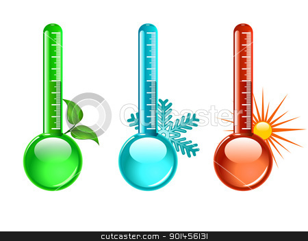 450x352 Thermometer Vector Stock Vector