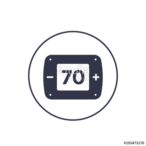 500x500 Thermostat Icon, Vector Stock Image And Royalty Free Vector Files