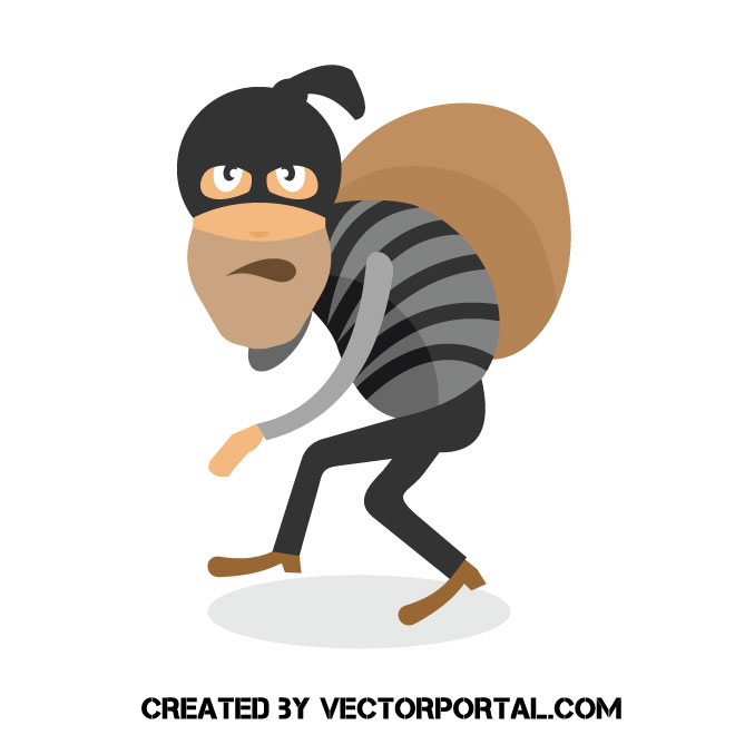 660x660 Thief Vector Image