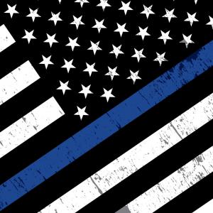 Thin Blue Line Flag Vector at GetDrawings | Free download