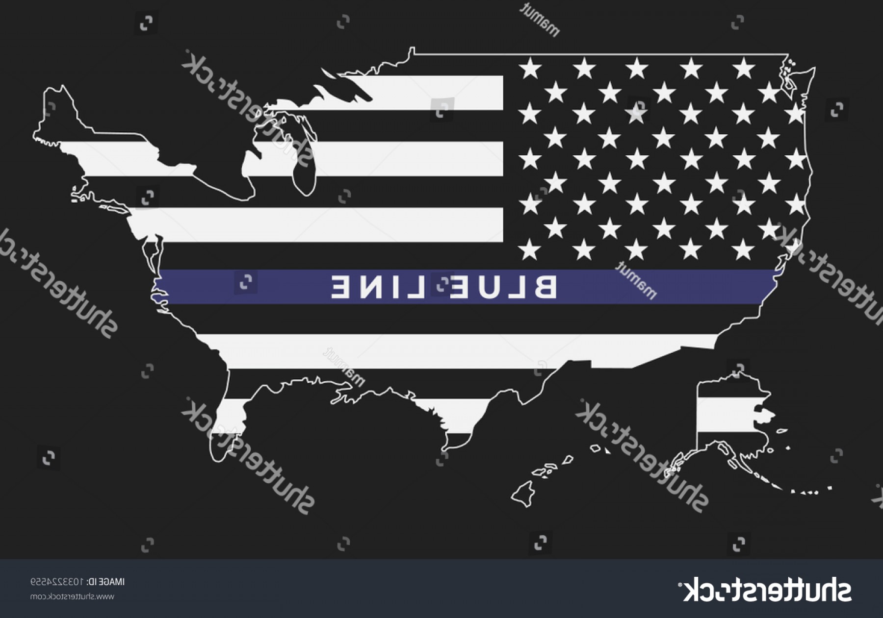 1800x1261 American Thin Blue Line Flag Symbolic Lazttweet