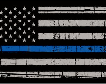 Thin Blue Line Vector at GetDrawings | Free download