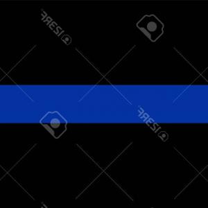 300x300 The Thin Blue Line Police Symbol Vector Orangiausa