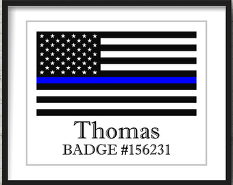 340x270 Thin Blue Line Clip Art