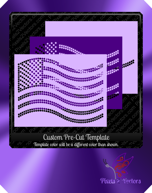 525x667 Thin Blue Line Small Flag Pre Cut Template ~ Pixels2vectors