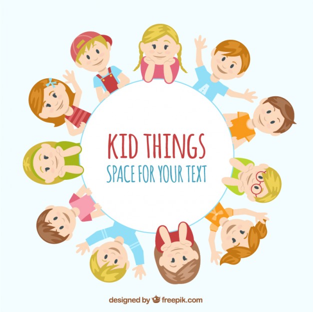 626x625 Kid Things Illustration Vector Free Download