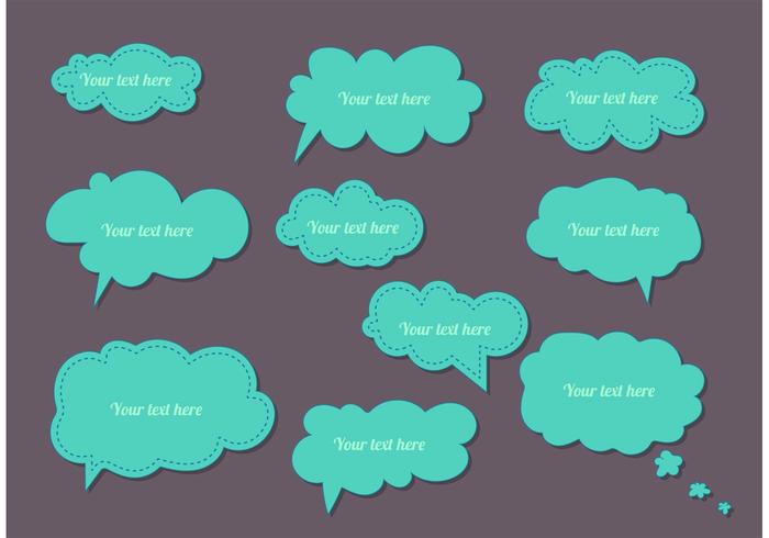 700x490 Thought Bubble Free Vector Art