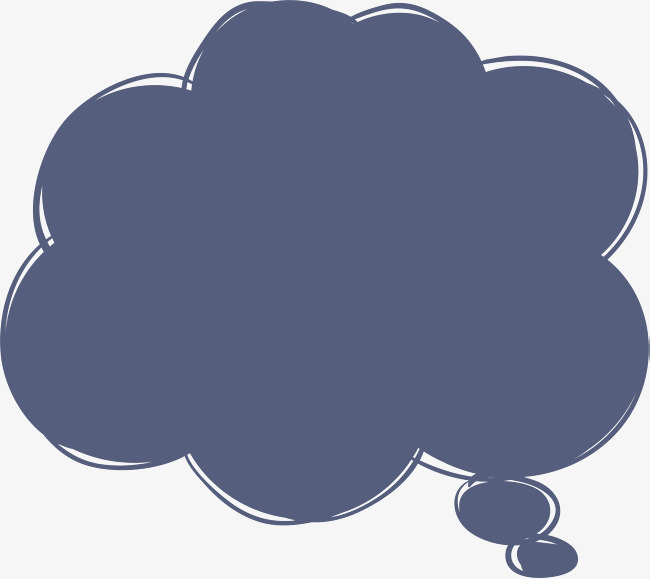 650x579 Hand Painted Thinking Bubble Box, Bubble Vector, Box Vector