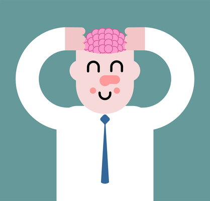 418x400 Page 1 Thinking On Curated Vector Illustrations, Stock Royalty