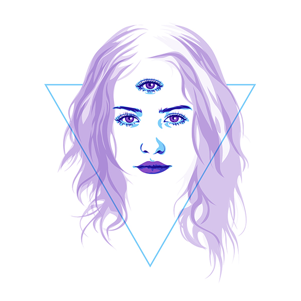 600x600 Third Eye Vector On Behance