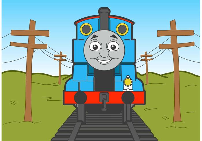 700x490 Thomas The Train Vector Free