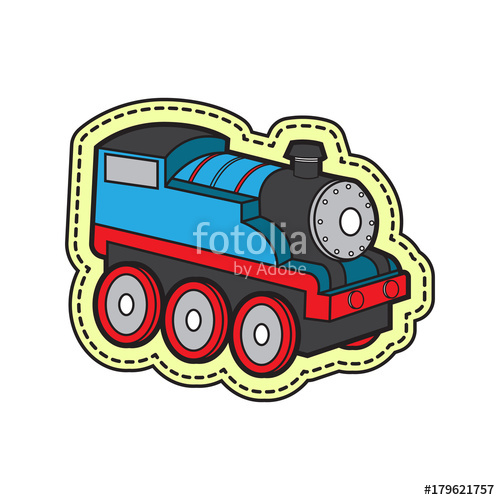500x500 Cute Train Vector Cartoon Stock Image And Royalty Free Vector