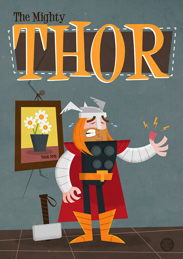 600x849 Thor Vector On Behance